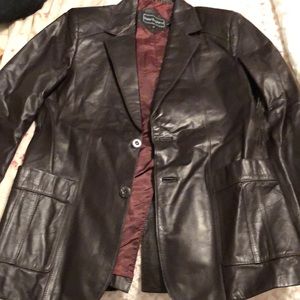 Peter England leather jacket